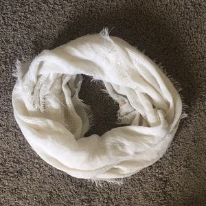 White infinity scarf